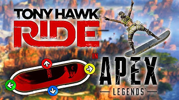 PLAYING APEX LEGENDS WITH A TONY HAWK RIDE Wii BOARD - Community Controllers #1