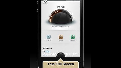 Best Fullscreen Browser for iPod Touch or iPhone