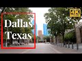 Dallas Texas 4k City Tour Driving Downtown