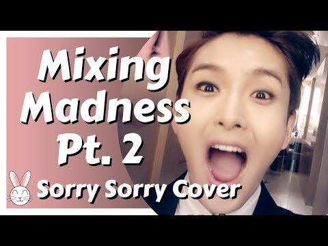 Crazy crazy crazy Pt. 2 (Mixing my cover of SuJu's Sorry Sorry)
