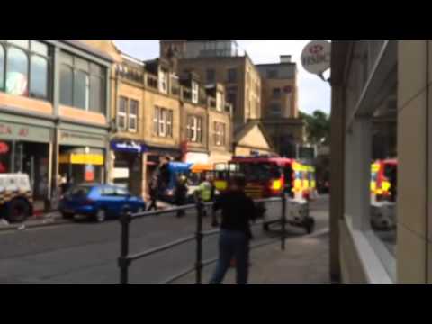 Truck crash in Glossop  Tuesday, May 20, 2014
