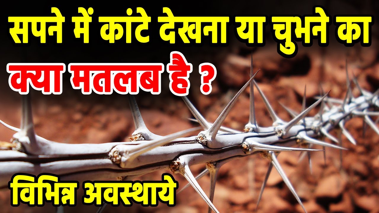 Sapne me kante dekhna seeing thorns in dream sapne me kanta chubhna kaisa hota hai YouTube