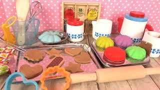 Kitchen Toys Melissa & Doug Cooking Utensils for Kids Wooden Toys Baking Cakes Tea Set