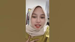 Live tiktok ibu perawat jiibab pamer tanktop hitam