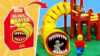 видео: Распаковка Lego Extra SLIDE EATER Secret Happy Meal Box в 3 часа ночи — Horror Carnivorous Slide ... картинка: Распаковка Lego Extra SLIDE EATER Secret Happy Meal Box в 3 часа ночи — Horror Carnivorous Slide ...