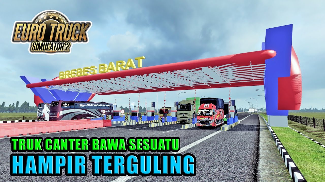  TRUK  CANTER  ANTAR BAWANG KE BREBES v ETS2  MOD INDONESIA 