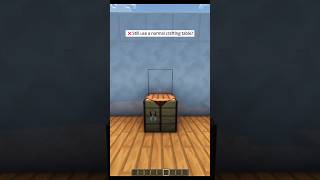 Minecraft Hidden Crafting Table
