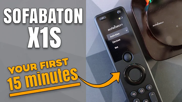 How To : Setup Sofabaton X1S. Add a device and an Activity