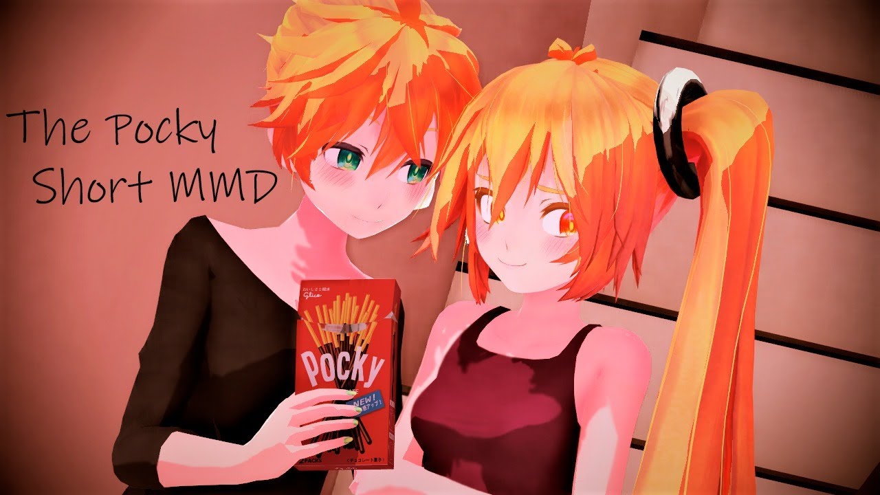 MMD - The Pocky (Remake) (Neru x Len)