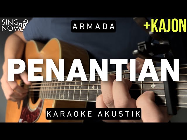 Penantian - Armada (Karaoke Akustik + Kajon) class=