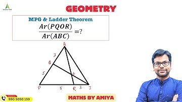 Geometry for CAT Exam : MPG Mass Point Geometry & Ladder Theorem -   APJ Question