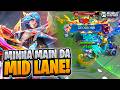 PEGUEI MINHA EX TOP BR DEPOIS DE MUITO TEMPO E AMASSEI - KIMMY GAMEPLAY | MOBILE LEGENDS