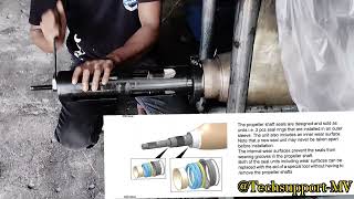 Volvo Penta IPS-2 propeller shaft seal changing