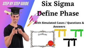 Six Sigma Define Phase – What is Six Sigma: Six Sigma Certification Training Video Series