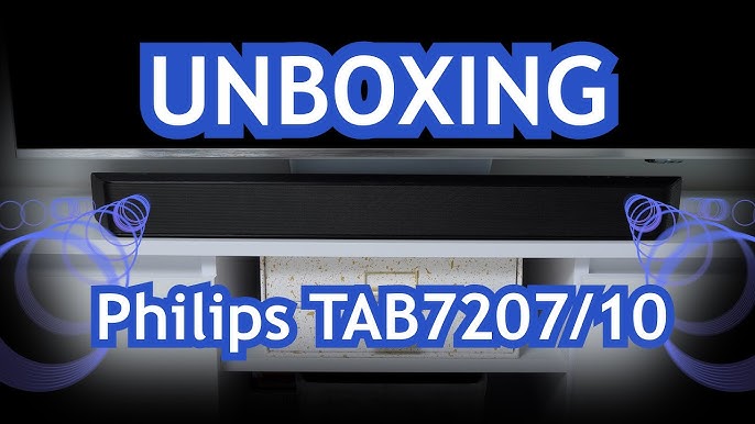 Philips TAB7207 Soundbar 2.1 with wireless subwoofer 2023 - YouTube