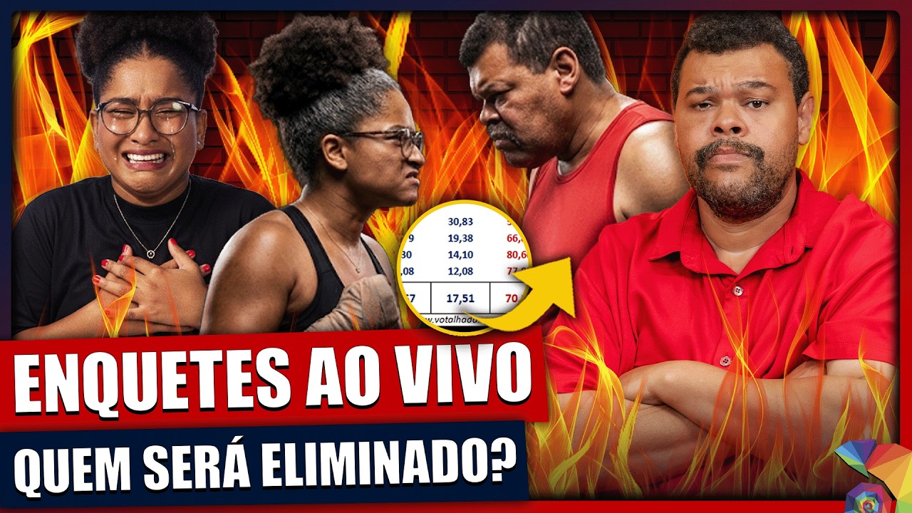 🚨 PLANTÃO BBB26 AO VIVO: Enquetes atualizadas do Paredão – Quem vai vai sair?