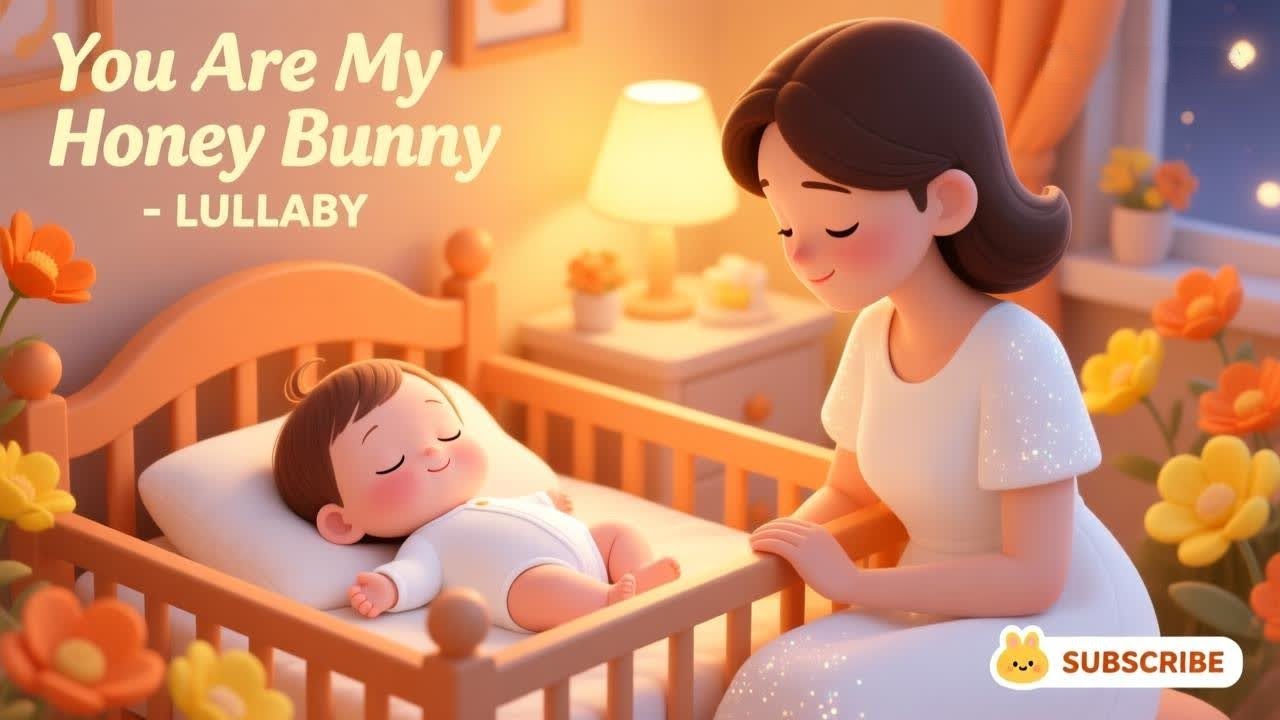🎃🌟You’re My Honey Bunny  | Bedtime Song For Babies | Gentle Lullaby 🍯🐰 