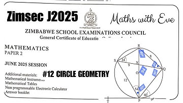 Zimsec June 2025, Maths Paper 2, circle geometry solutions