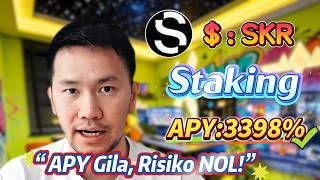 ⚡ Staking SKR di Solana, 3398% APY tanpa risiko!