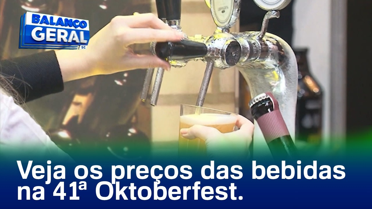 Preços das Bebidas: Veja quanto vai custar as bebidas na 41ª Oktoberfest