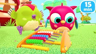 Download Lagu Belajar bentuk \u0026 Hop Hop si burung hantu | Kartun anak \u0026 Video pembelajaran | Kartun episode lengkap MP3