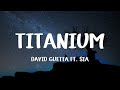 David guetta  titanium lyrics ft sia