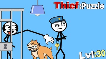 thief puzzle : to pass a level | Level 21 to Level 30  solution | Gameplay Walkthrough | #3