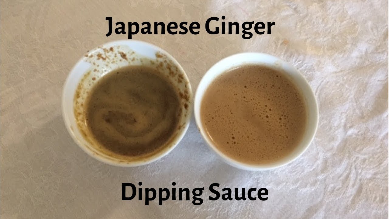 Japanese Ginger Dipping Sauce from Epcot YouTube