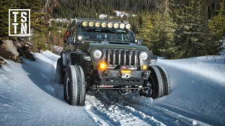 EXTREME Winter Snow Camping OffRoad (We Almost Didn't Make It)
