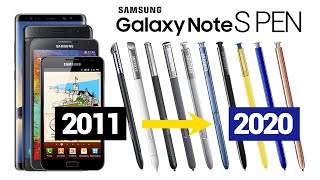 Evolution of Samsung Galaxy Note S Pen 2011-2020 screenshot 4