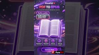 Convert PDF to EPUB with reflowable text online free #pdftools #pdfconvertor #pdffiles
