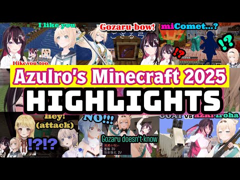 【総集編】AzuIro’s Minecraft 2025 Clip Highlights!/あずいろマイクラ2025切り抜き総集編【Kazama iroha/風真いろは】[hololive clip]