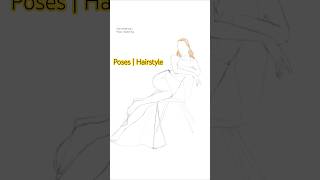 615)How To Draw Fashion Sketches | Tutorial ✨ fashion croquis | Photo analysis #shorts #yt