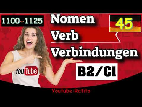 Nomen- Verb- Verbindungen - B2/C1 - 1101-1125 - 🇸🇾🇹🇷🇨🇳🇺🇸🇫🇷🇯🇵🇪🇸🇮🇹🇺🇦🇵🇹🇷🇺🇬🇧🇵🇱🇮🇶...