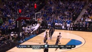 West Virginia vs. Kentucky: Willie Cauley-Stein alley-oop