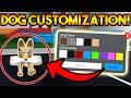 NEW DOG CUSTOMIZATION UPDATE!? | ROBLOX: Mad City