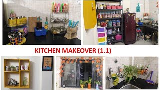 Kitchen makeover| DIY| rental friendly| kitchen tour| small Kitchen makeover on a budget