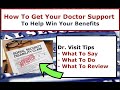 Get the doctor support you need for your disability application