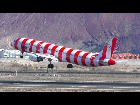 Condor Airbus A321 Go Around at Tenerife South Airport