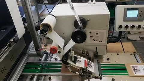 LAB510 Labeler combined with L901 Label printer for print & apply applications