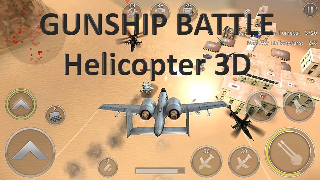 GUNSHIP BATTLE Helicopter 3D WARTHOG TRIAL YouTube