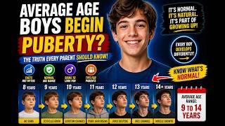 Average age boys begin puberty