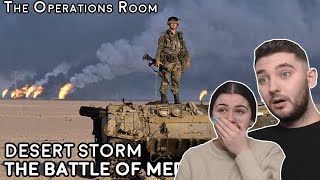 Brit Couple React Desert Storm-The Ground War Days 4 5 - Battle Of Medina Ridge Victory-Animated