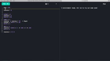 C program to reverse a number