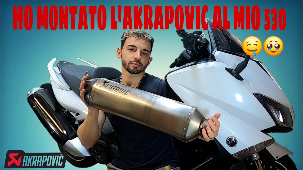 Montiamo marmitta Akrapovic 😍 sul mio Yamaha Tmax 530 -- Sound -- Tutorial