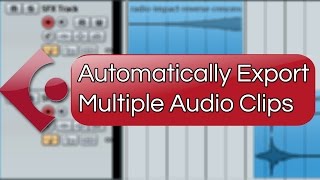 Bounce Multiple Audio Events Macro - Cubase