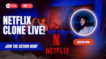 🔥 LIVE: Build a Netflix UI Clone with HTML, CSS & JavaScript | Frontend Web Development Tutorial