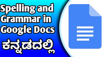 Perfect Your Writing: Spelling and Grammar in Google Docs"