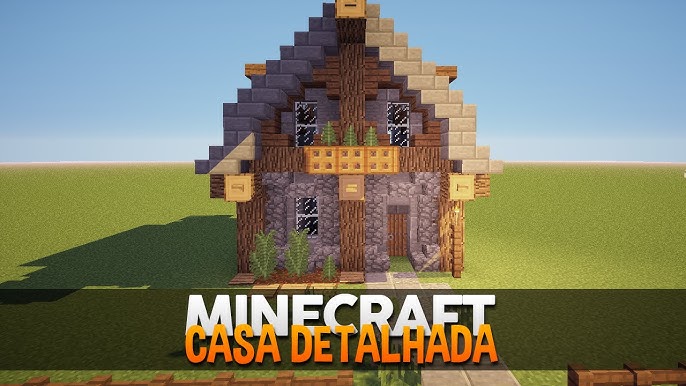 Construi uma casa Medieval de 2 andares no Minecraft #minecraft #minec