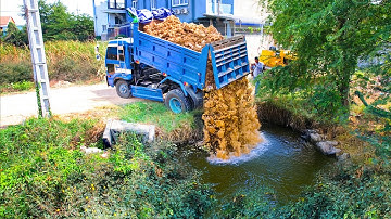 First​ Start New Project Landfill Flooded Area.!! Komat